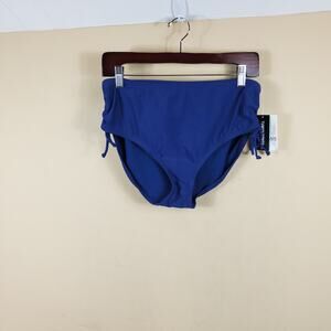 24th & Ocean Solids Adjustable Hi-Waist Bottoms Size L